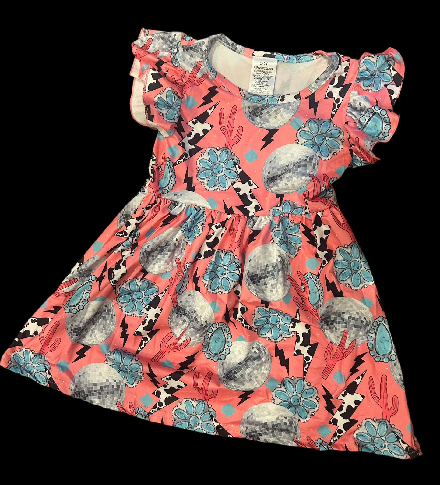 “Disco Cowgirl” Girls Dress