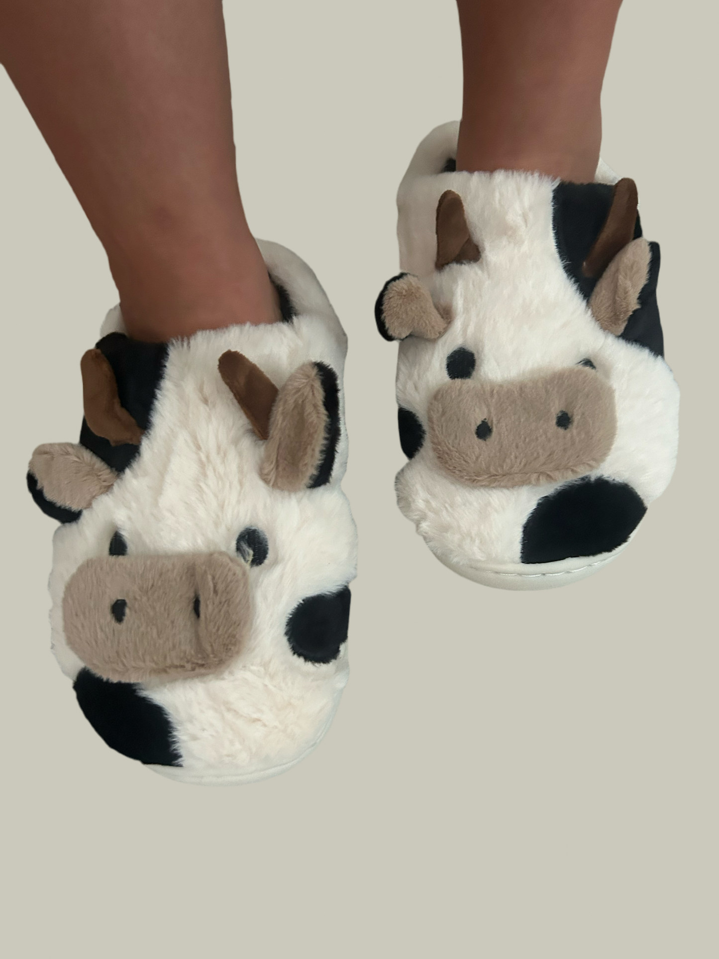 3D Cow Slippers