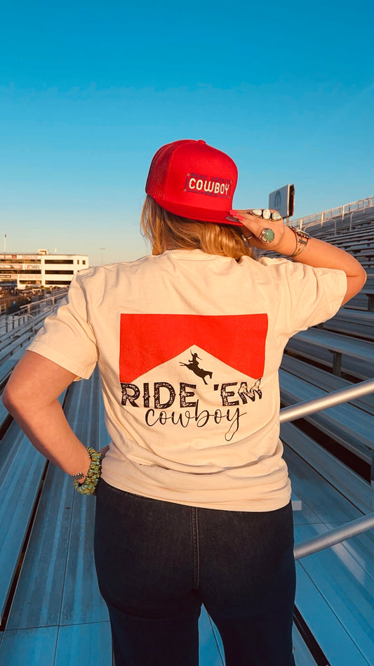 Women’s RIDE `EM Cowboy Tee