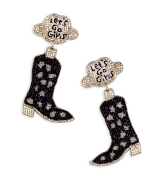 Let’s Go Girls Boot Earrings