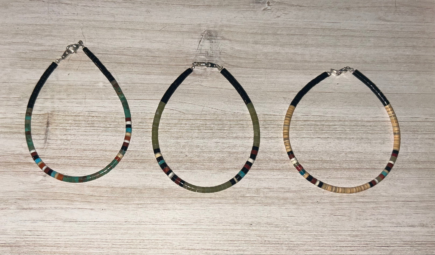 Multi stone native made bracelets