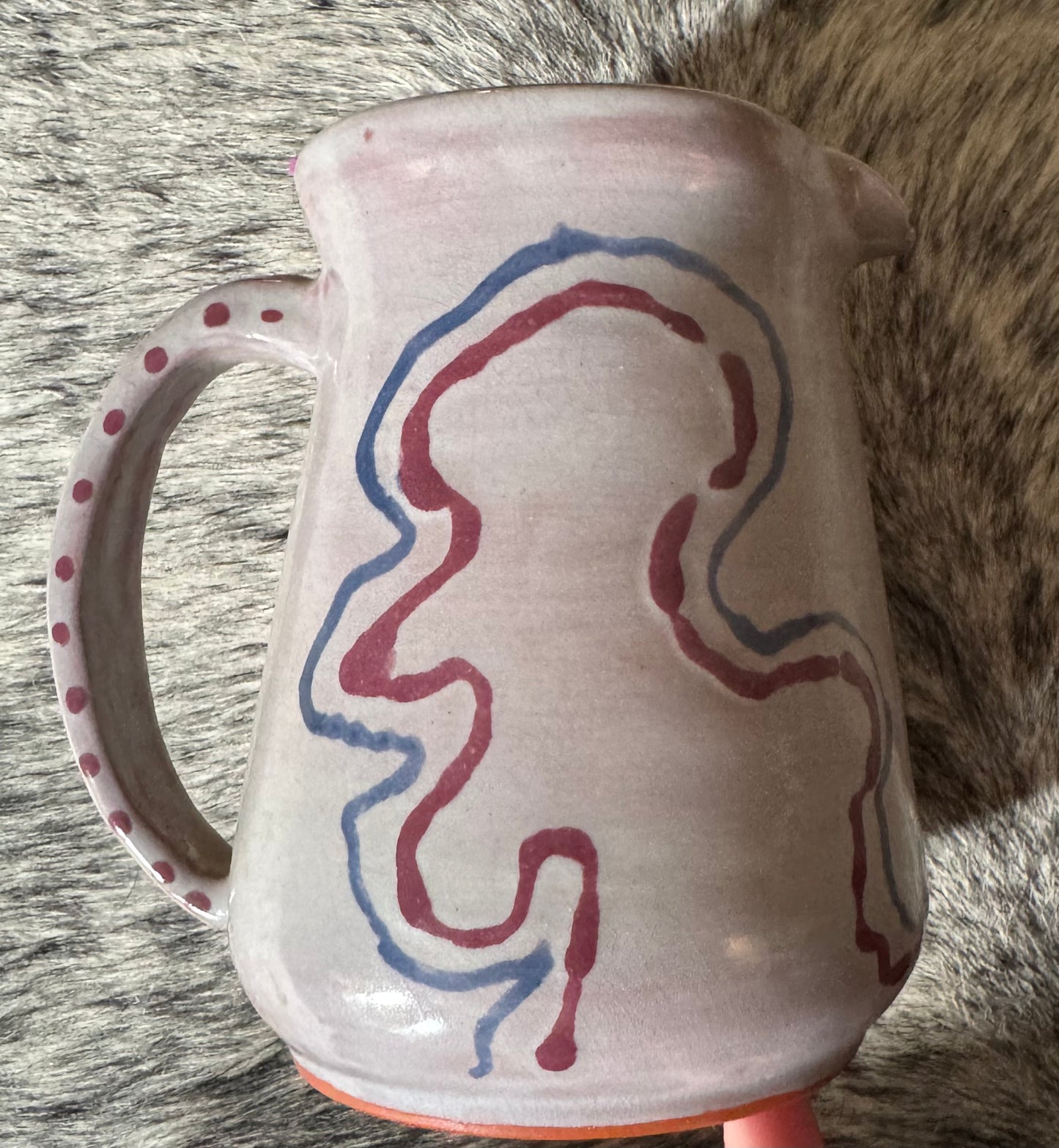 Vintage Native Made Pitcher signed 84