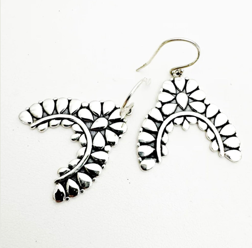 Naja dangle earrings