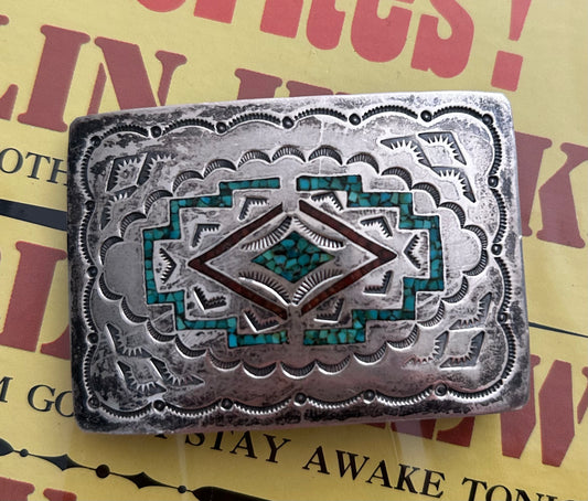 Vintage native made belt buckle