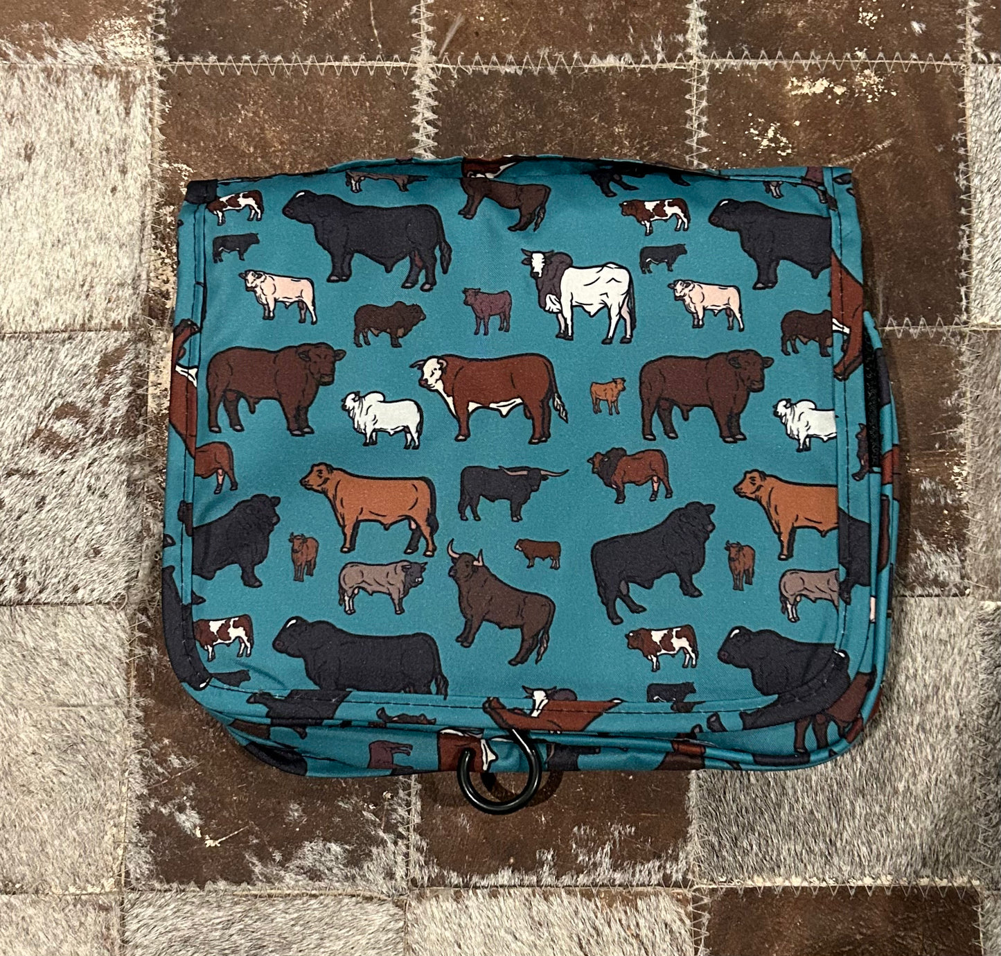 “Beef Farm” Hanging Makeup Bag