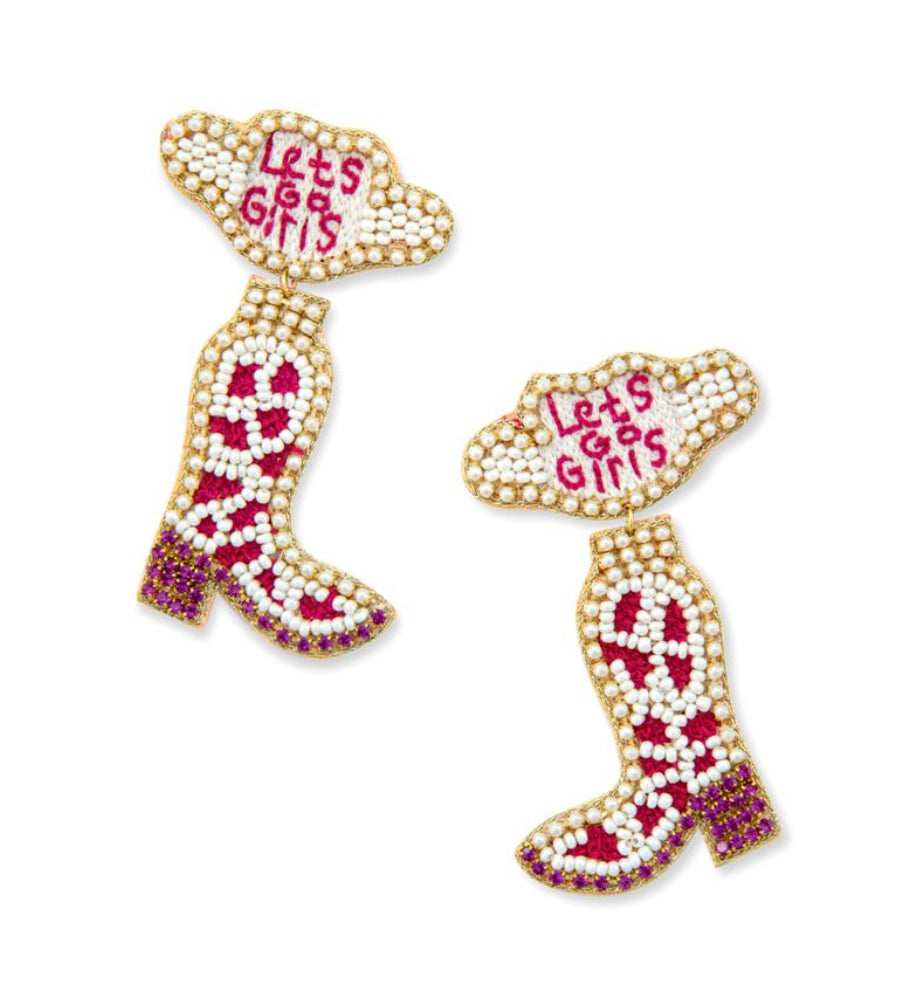 Let’s Go Girls Boot Earrings